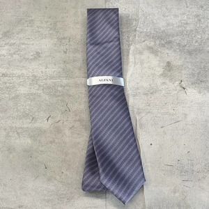 Alfani Men's Purple Alfa-Tech Slim Textured Tie SZ OS